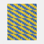 Blau und Gelb Ukraine Inspiration Frieden kein Kri Fleecedecke (Vorderseite)