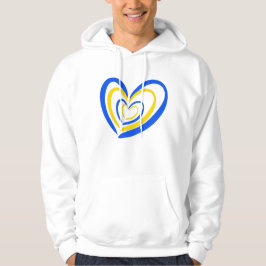 Blau und Gelb Ukraine Inspiration Frieden kein Kri Hoodie