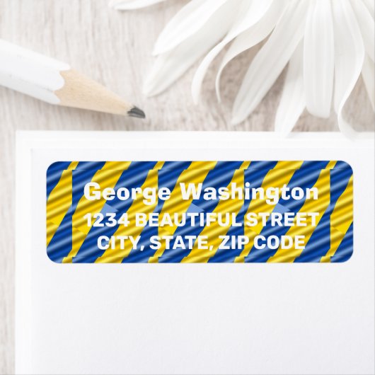 Blau und Gelb Ukraine Inspiriert Frieden gegen den (Insitu)