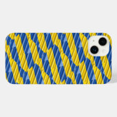 Blau und Gelb Ukraine Inspiriert Frieden gegen den iPhone Hülle (Rückseite (Horizontal))
