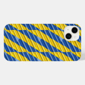Blau und Gelb Ukraine Inspiriert Frieden gegen den iPhone Hülle (Rückseite (Horizontal))