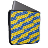 Blau und Gelb Ukraine Inspiriert Frieden gegen den Laptopschutzhülle (Vorne Rechts)
