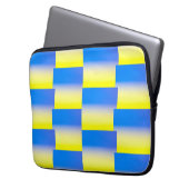 Blau und Gelb Ukraine Inspiriert Frieden gegen den Laptopschutzhülle (Vorderseite Links)