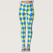 Blau und Gelb Ukraine Inspiriert Frieden gegen den Leggings (Vorderseite)