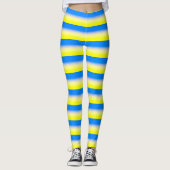 Blau und Gelb Ukraine Inspiriert Frieden gegen den Leggings (Vorderseite)
