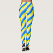 Blau und Gelb Ukraine Inspiriert Frieden gegen den Leggings (Rückseite)