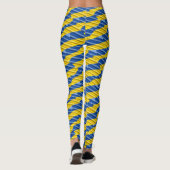 Blau und Gelb Ukraine Inspiriert Frieden gegen den Leggings (Rückseite)