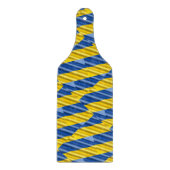 Blau und Gelb Ukraine Inspiriert Frieden gegen den Schneidebrett (Vorderseite)