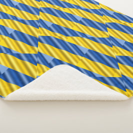 Blau und Gelb Ukraine Inspiriert Frieden gegen den Sherpadecke