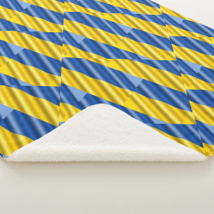 Blau und Gelb Ukraine Inspiriert Frieden gegen den Sherpadecke