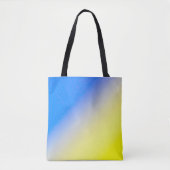Blau und Gelb Ukraine Inspiriert Frieden gegen den Tasche (Vorderseite)