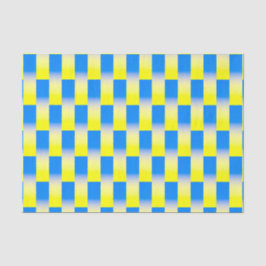 Blau und Gelb Ukraine Inspiriert Frieden im Krieg Seidenpapier