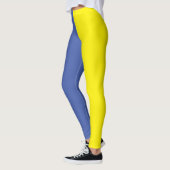 Blau und Gelb Ukraine Leggings (Links)