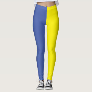 Blau und Gelb Ukraine Leggings