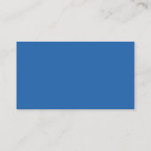 Blau und Gelb Visitenkarte (Rückseite)