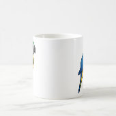 Blau-und-gelber Macaw Kaffeetasse (Mittel)
