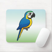 Blau-und-gelber Macaw Mousepad (Mit Mouse)