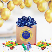 Blau und Gold, 50. Klasse Wiedersehen Stickers