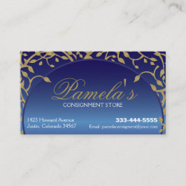 Blau und Gold, Beruflich oder persönlich Visitenkarte