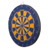 Blau und Gold Dartscheibe (Vorderseite rechts)