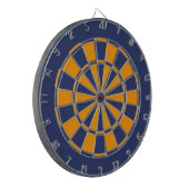 Blau und Gold Dartscheibe (Vorderseite Links)