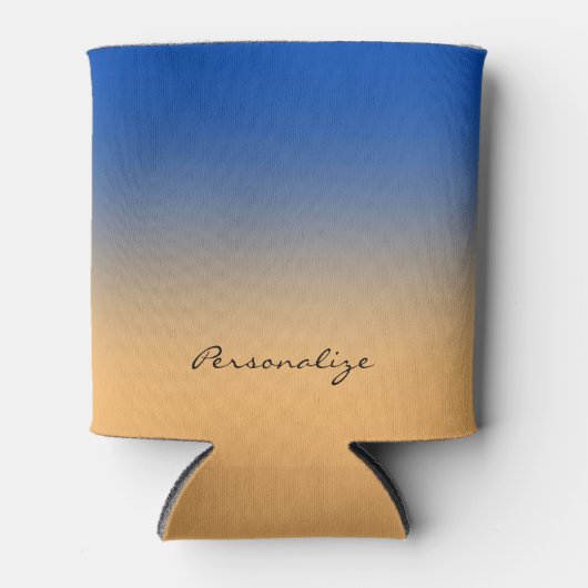 Blau und Gold Dosenkühler (Vorderseite)