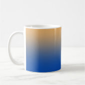 Blau und Gold Kaffeetasse (Links)