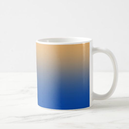 Blau und Gold Kaffeetasse (Rechts)