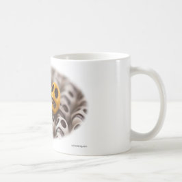 Blau und Gold Kaffeetasse