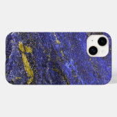 Blau und Gold Lapis Lazuli Case-Mate iPhone Hülle (Rückseite (Horizontal))