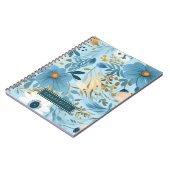 Blau und Gold Notizblock (Linke Seite)