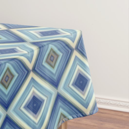 Blau und Gold Tischdecke (Beispiel)