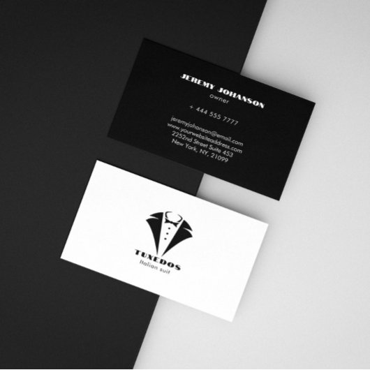 Blau und Gold Visitenkarte