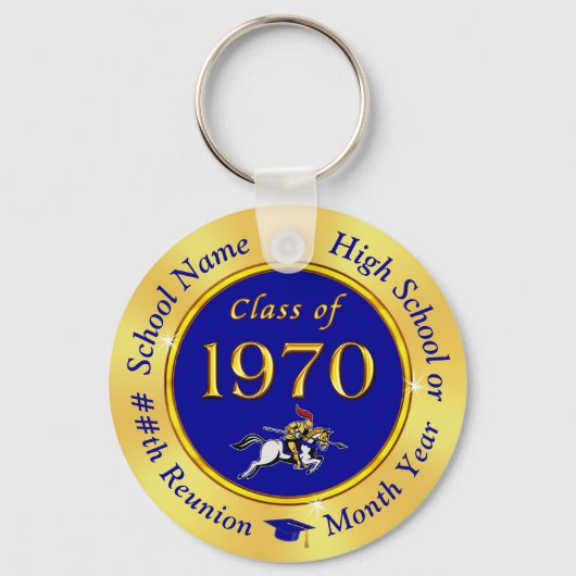 Blau und Gold, Wiedersehen-Klasse 1970, Favoriten Schlüsselanhänger (Vorderseite)