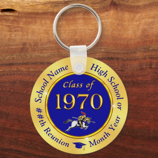 Blau und Gold, Wiedersehen-Klasse 1970, Favoriten Schlüsselanhänger (Vorderseite)