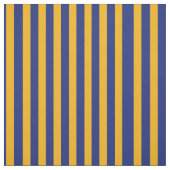 Blau-und Goldc$vertikal-gestreiftes Gewebe Stoff (Muster)