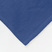 Blau-und Goldcheerleader-Fleece-Decke Fleecedecke (Ecke)
