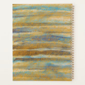 Blau und goldfarben planer (Rückseite)