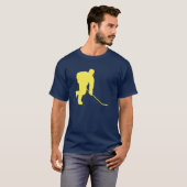 BLAU-UND GOLDHockey T-Shirt (Vorne ganz)