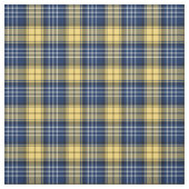 Blau und Goldkundenspezifischer Coyle Stoff (Muster)