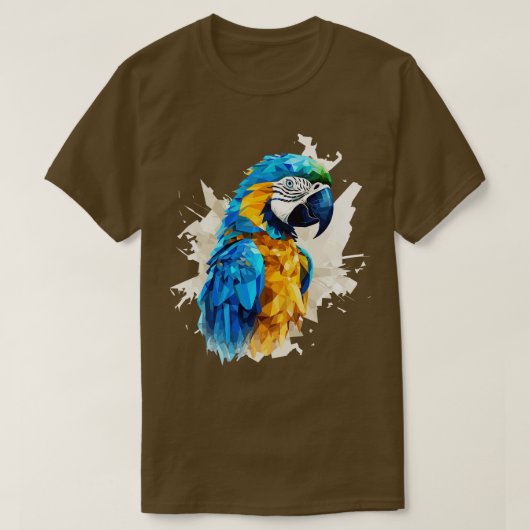 Blau und Goldmaka 2 T-Shirt (Design vorne)