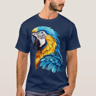 Blau und Goldmaka 3 T-Shirt