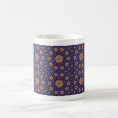 Blau und Goldstarry Tasse (Mittel)
