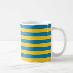 Blau und Goldstreifen-Tasse Kaffeetasse