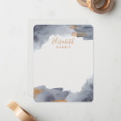 Blau- und Goldwaschmittel Mitteilungskarte (Vorderseite/Rückseite Beispiel)