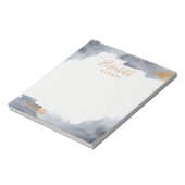 Blau- und Goldwaschmittel Notizblock (Rotiert)