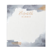 Blau- und Goldwaschmittel Notizblock (Vorderseite)