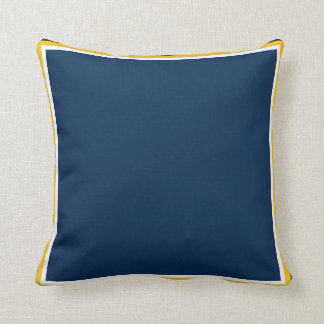 Blau-und GoldWurfs-Kissen Kissen