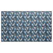 Blau und Grau. Abstraktion. Stoff (Yard (91,4 cm))