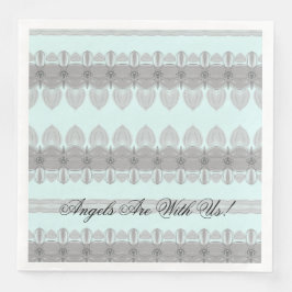 Blau und grau des Pulvers Serviette